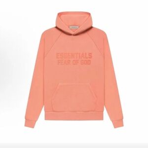 Essentials Fear of God Coral Hoodie